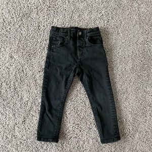 Black zara slim jeans